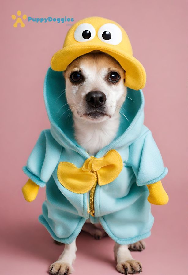 cute dog wearing cute clothes